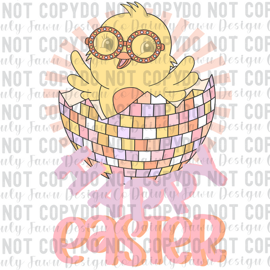Happy Easter Chick Digital