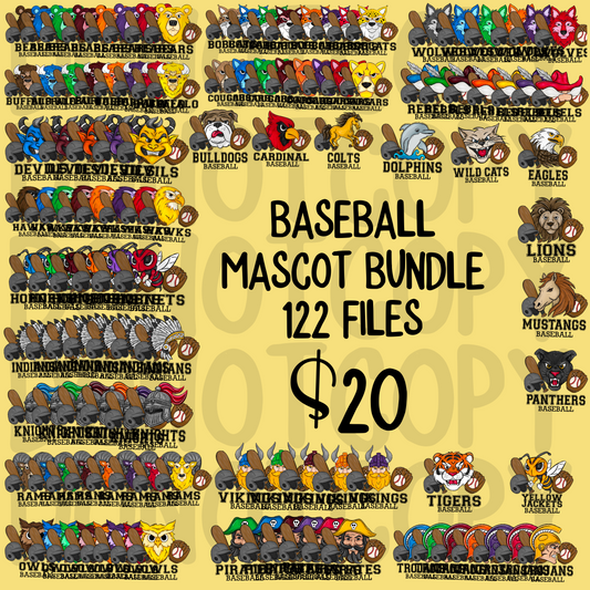 Baseball Mascot Bundle